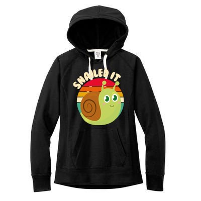 Cute Retro Snailed It Women's Fleece Hoodie