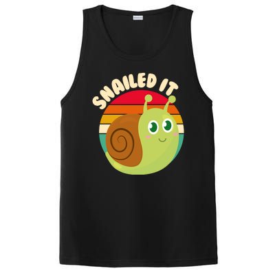 Cute Retro Snailed It PosiCharge Competitor Tank