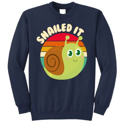 Cute Retro Snailed It Sweatshirt