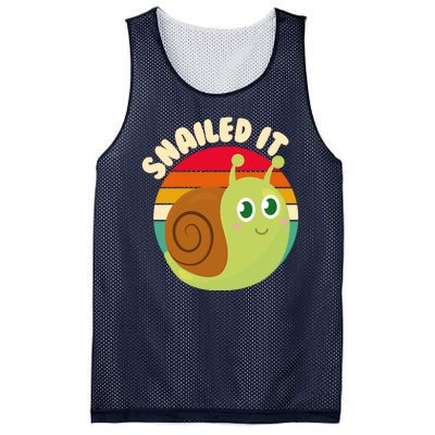 Cute Retro Snailed It Mesh Reversible Basketball Jersey Tank