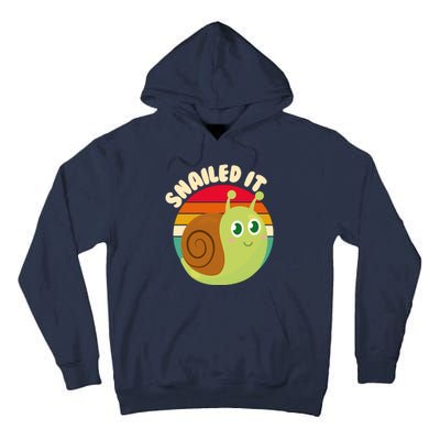 Cute Retro Snailed It Tall Hoodie