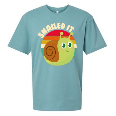 Cute Retro Snailed It Sueded Cloud Jersey T-Shirt