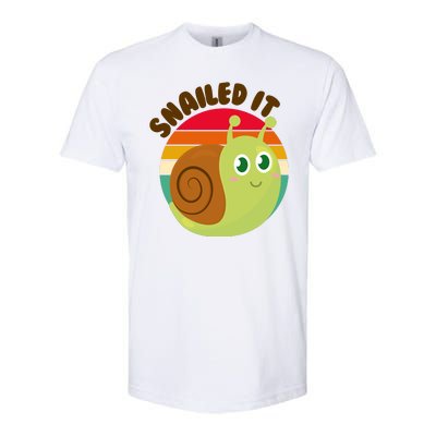 Cute Retro Snailed It Softstyle® CVC T-Shirt