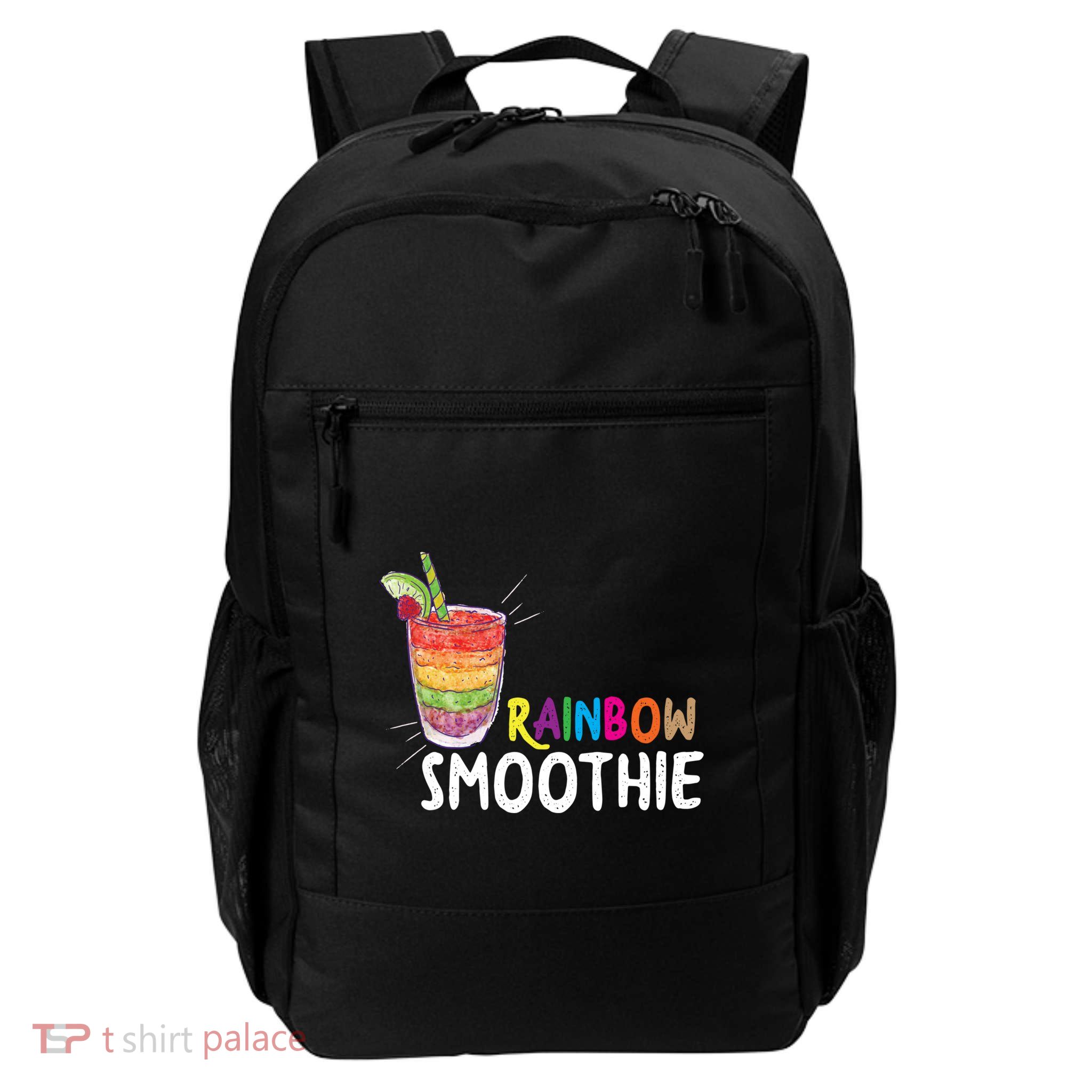 Cool Rainbow Smoothie Lgbtq Fruits Fitness Junkies Gift Backpack