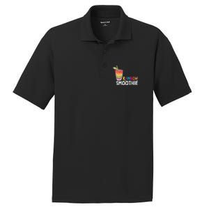 Cool Rainbow Smoothie Lgbtq Fruits Fitness Junkies Gift PosiCharge RacerMesh Polo