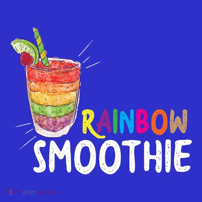 Cool Rainbow Smoothie Lgbtq Fruits Fitness Junkies Gift Tall T-Shirt