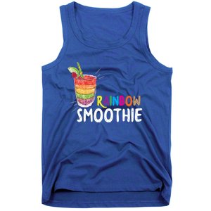 Cool Rainbow Smoothie Lgbtq Fruits Fitness Junkies Gift Tank Top