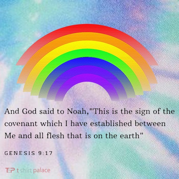 Christian Rainbow Scripture Legacy Tie Dye Trucker Hat