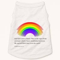 Christian Rainbow Scripture Doggie Tank