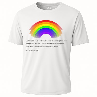 Christian Rainbow Scripture Performance Shirt