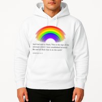 Christian Rainbow Scripture Hoodie