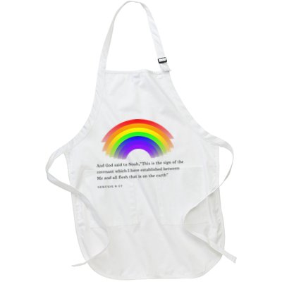 Christian Rainbow Scripture Apron