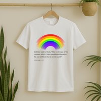 Christian Rainbow Scripture T-Shirt