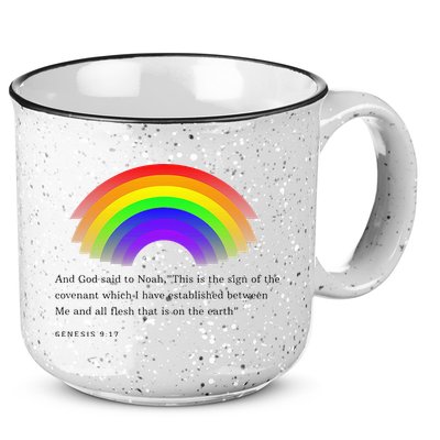 Christian Rainbow Scripture 15oz Campfire Ceramic Mug