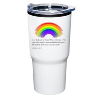 Christian Rainbow Scripture Tumbler