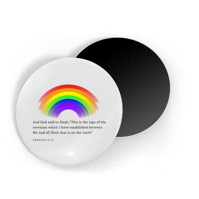 Christian Rainbow Scripture Magnet
