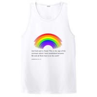 Christian Rainbow Scripture PosiCharge Competitor Tank
