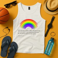 Christian Rainbow Scripture Tank Top