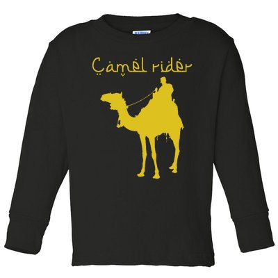 Camel Rider Shriner Noble AAONMS Masons AEAONMS Father's Day Toddler Long Sleeve Shirt