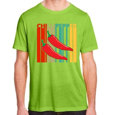 Chillipepper Retro Sunset Adult ChromaSoft Performance T-Shirt