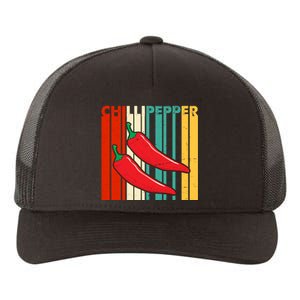 Chillipepper Retro Sunset Yupoong Adult 5-Panel Trucker Hat