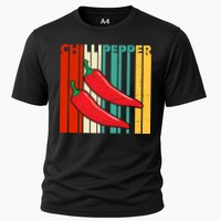 Chillipepper Retro Sunset Cooling Performance Crew T-Shirt