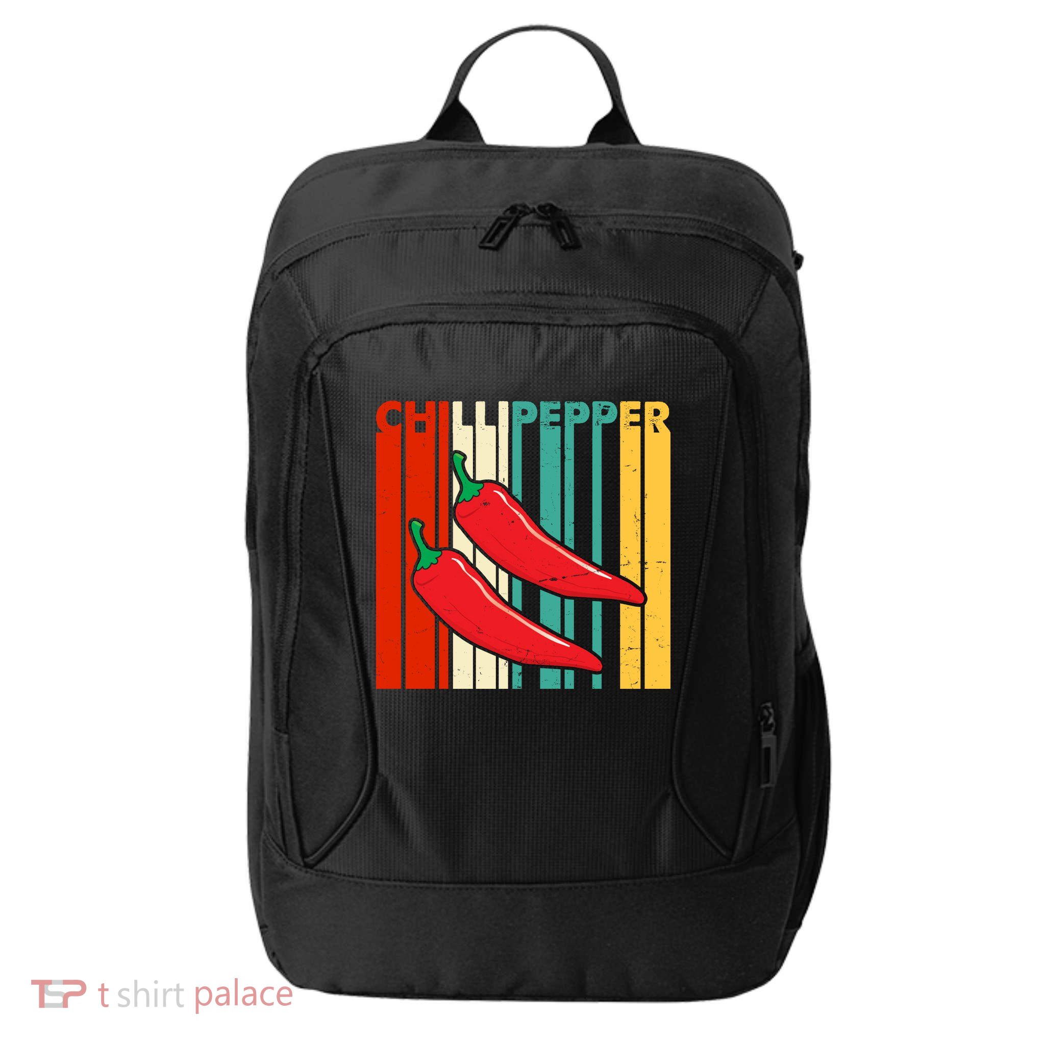 Chillipepper Retro Sunset City Backpack