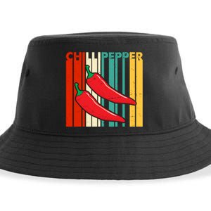 Chillipepper Retro Sunset Sustainable Bucket Hat