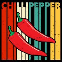 Chillipepper Retro Sunset Button
