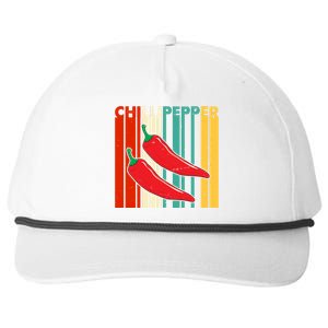 Chillipepper Retro Sunset Snapback Five-Panel Rope Hat