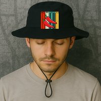 Chillipepper Retro Sunset Bucket Hat
