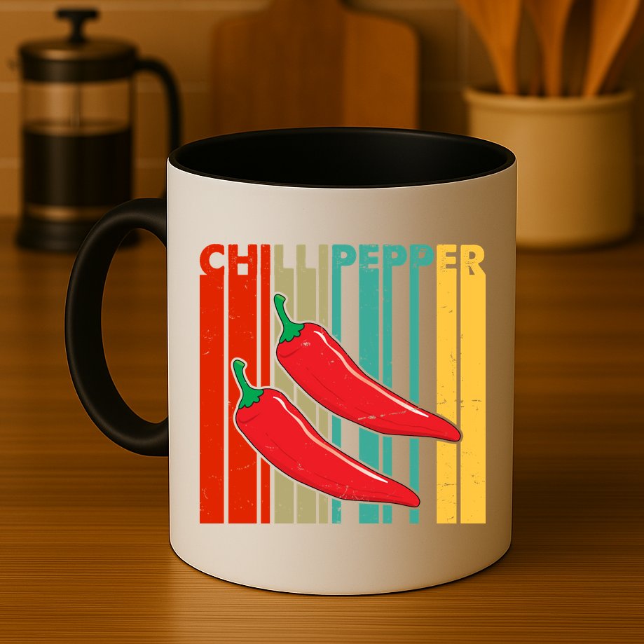 Chillipepper Retro Sunset Mug