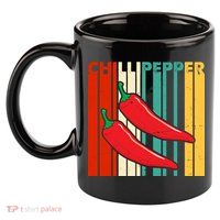 Chillipepper Retro Sunset 11oz C Handle Ceramic Mug