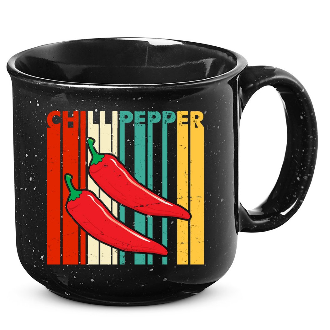Chillipepper Retro Sunset 15oz Campfire Ceramic Mug