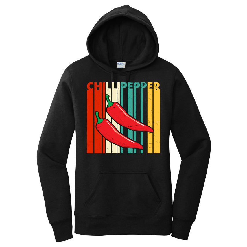 Chillipepper Retro Sunset Women's Pullover Hoodie
