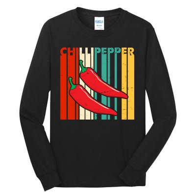 Chillipepper Retro Sunset Tall Long Sleeve T-Shirt