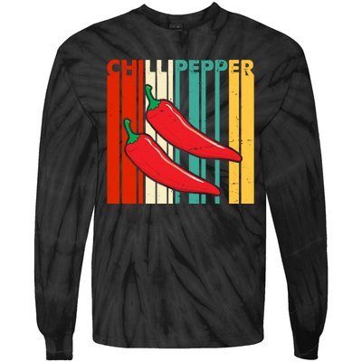 Chillipepper Retro Sunset Tie-Dye Long Sleeve Shirt