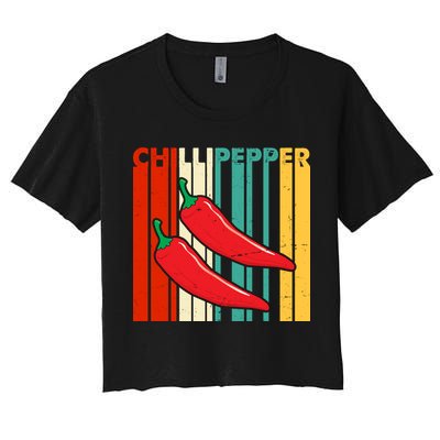 Chillipepper Retro Sunset Crop Top