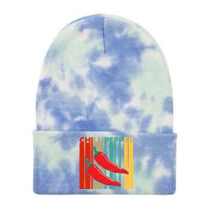 Chillipepper Retro Sunset Tie Dye 12in Knit Beanie