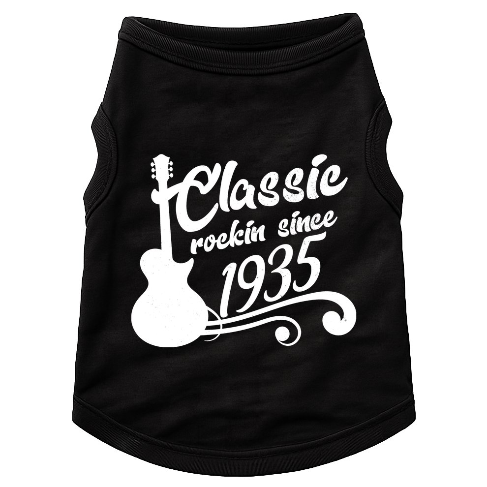 Classic Rockin Since 1935 90th Birthday Doggie Tank