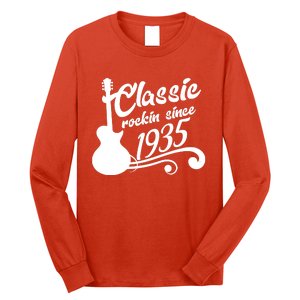 Classic Rockin Since 1935 90th Birthday Long Sleeve Shirt