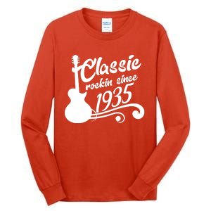 Classic Rockin Since 1935 90th Birthday Tall Long Sleeve T-Shirt