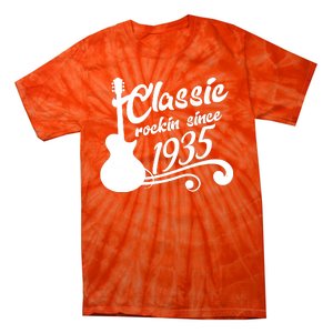 Classic Rockin Since 1935 90th Birthday Tie-Dye T-Shirt