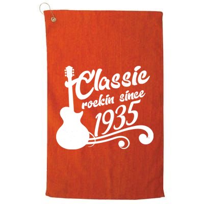 Classic Rockin Since 1935 90th Birthday Golf Towel