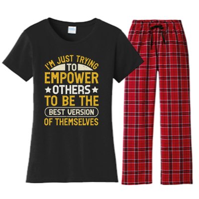 Conflict Resolution Specialist Quote Women's Flannel Pajama Set