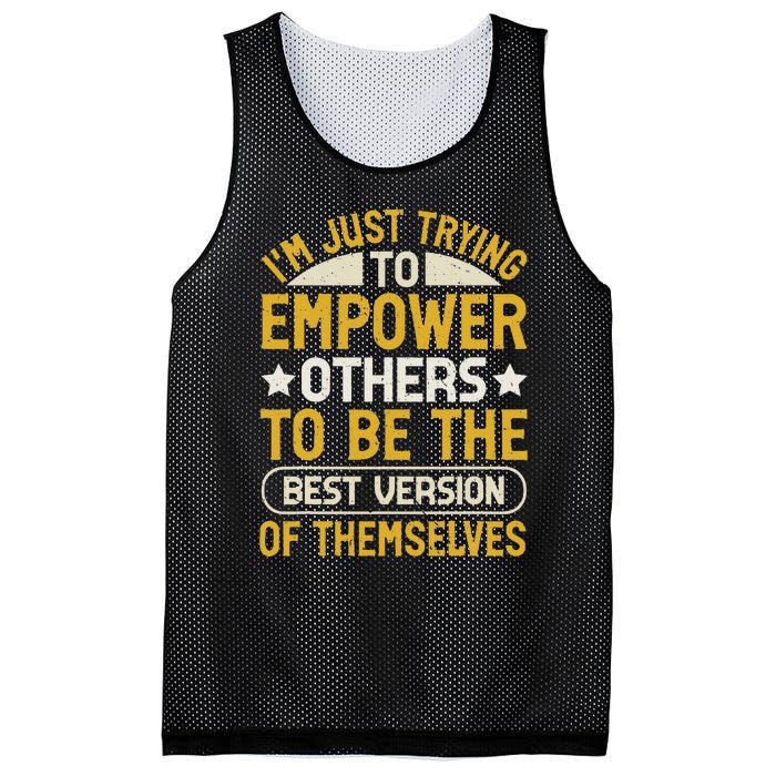 Conflict Resolution Specialist Quote Mesh Reversible Basketball Jersey Tank