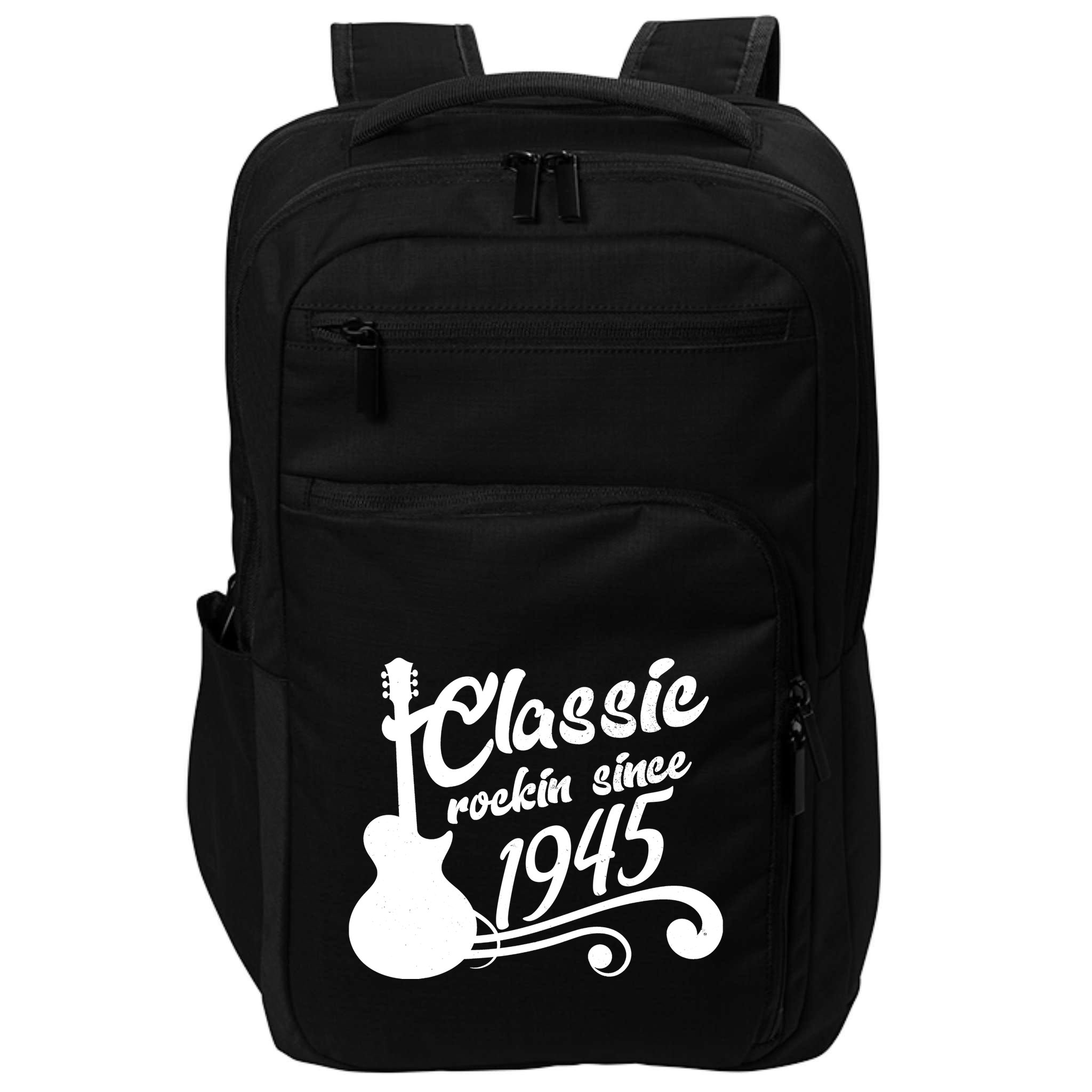Classic Rockin Since 1945 80th Birthday Impact Tech Backpack