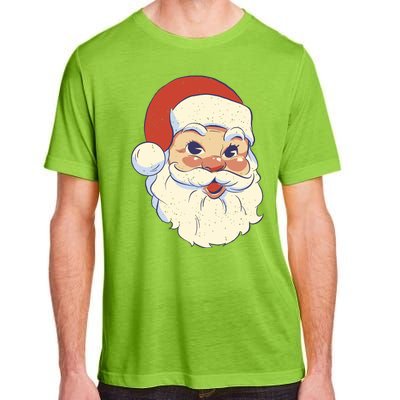 Cute Retro Santa Claus Holiday Adult ChromaSoft Performance T-Shirt