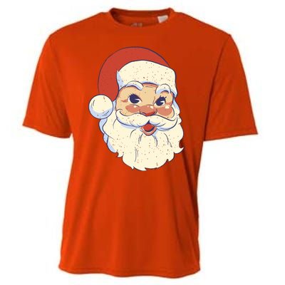 Cute Retro Santa Claus Holiday Cooling Performance Crew T-Shirt