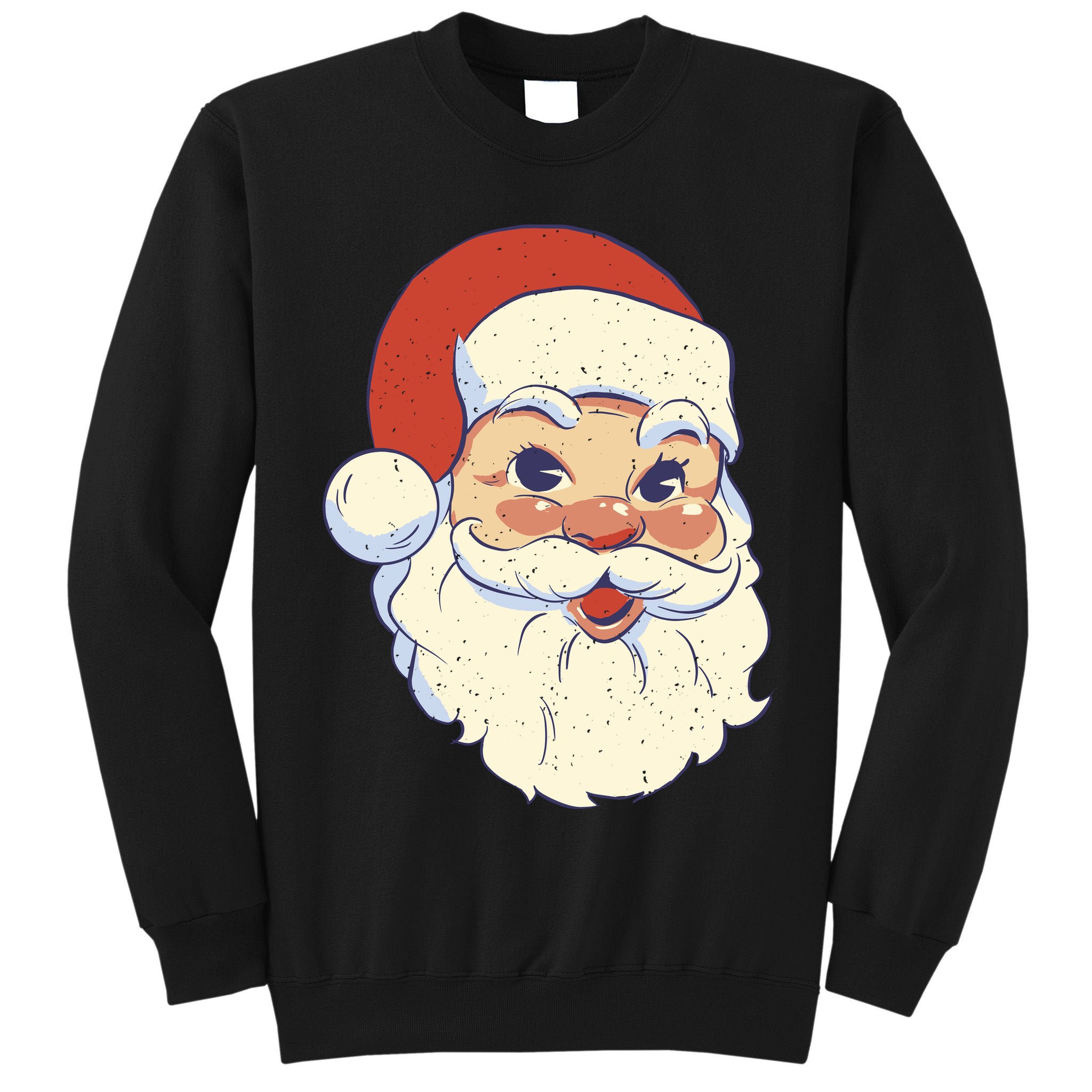 Cute Retro Santa Claus Holiday Tall Sweatshirt